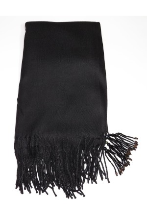 PASHIMINA PRETA TAMANHO LARGURA 0,70 CM X 1,90 CM