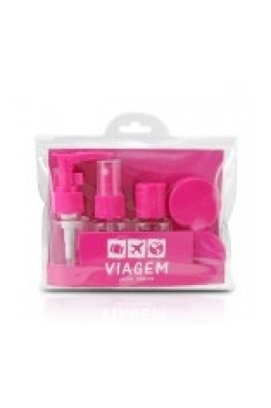 Kit Frascos p/ Viagem 7 PCS Jackin Design