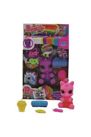 CAVALINHO COM ACESSORIOS CONTENDO 5 PCS, MEDINDO 13X18X4CM, COMPOSICAO PLASTICO PVC