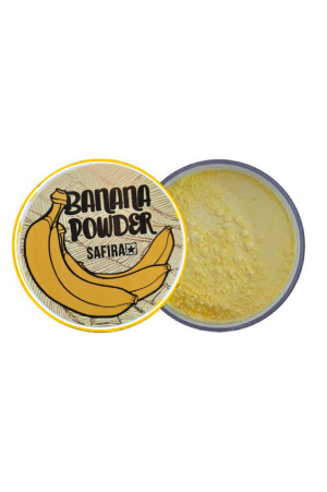 PO BANANA SAFIRA LINHA BASIC BLISTER PO TRANSLUCIDO BANANA POWDER 10G