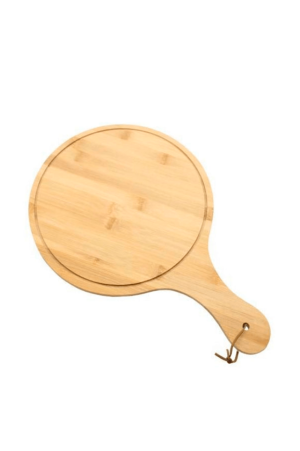 TABUA PARA SERVIR PIZZA DE BAMBU 43CM X 29CM