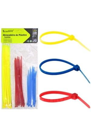 ABRACADEIRA DE PLASTICO C/60 PCS