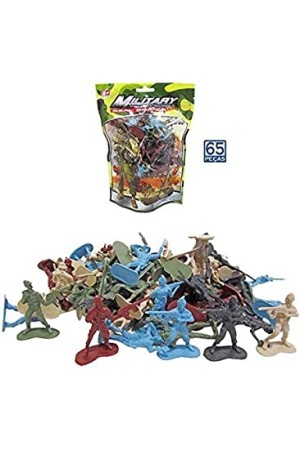 Kit 65 Peças Soldados Bonecos Militares Seal Sniper