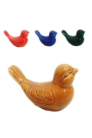 Enfeite Decorativo Passarinho Colorido 7,5X5X4CM