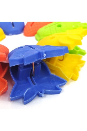 Prendedor Para Embalagen De Plástico Com 8 Peças- Modelo Abacaxi- Marca Wellmix WX2548