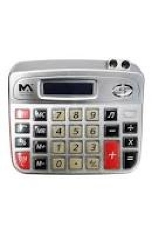 Calculadora Eletrônica 8 Digitos Max Midia -  MAX-9838A - Pilha AA