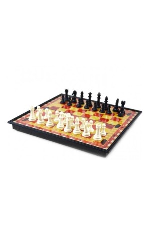 Jogo De Xadrez Tabuleiro Estratégico Dobrável Magnético Imã Portátil Estojo 32 Peças