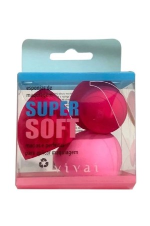 kit com 3 esponjas super soft - vivai