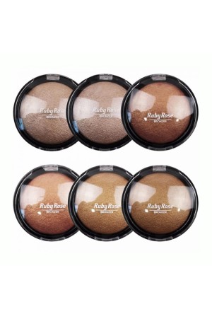 Pó Facial Bronzer Ruby Rose Bronzeador - HB-7213