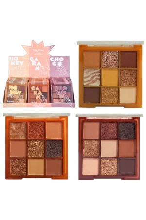 Paleta de Sombras 9 Cores RUBY ROSE HB 1076