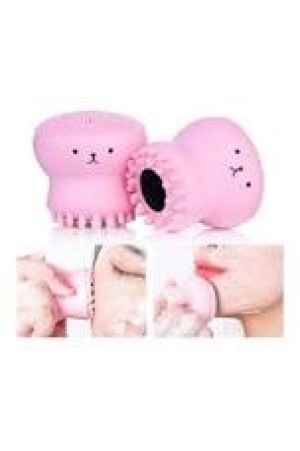 Esponja Esfoliante Rosto Silicone Limpeza Facial Massagem Rosto Banho Limpeza de Pele