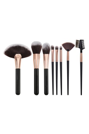 Kit com 08 Pincéis de Maquiagem - Ruby Anjo