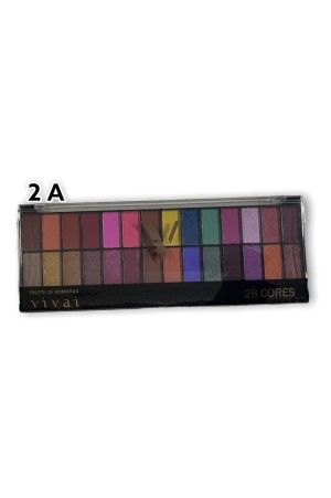 Paleta de Sombras Matte Metalica - 28 cores Vivai - 1 Paleta