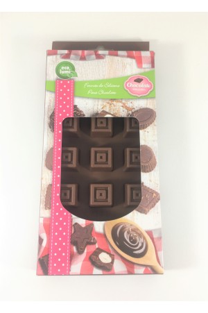 FORMA DE SILICONE MODELO QUADRADO