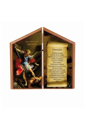 Oracao de Mesa Sao Miguel Arcanjo 18 cm