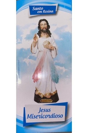 IMAGEM JESUS MISERICORDIOSO 16CM - RESINA