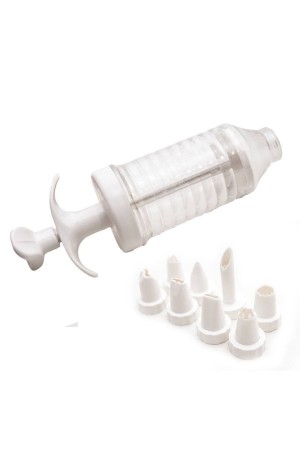 DECORADOR DE BOLO COM 8 MOLDES DE PLASTICO