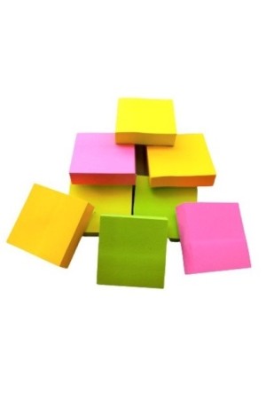 Bloco Anotação Adesivo 3,8x3,8 com 04 Cores - Interponte