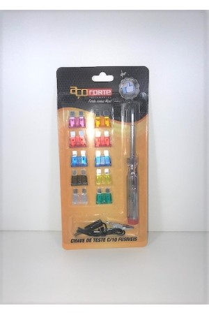CHAVE DE TESTE C/10 FUSIVEIS